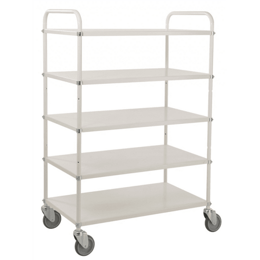 Etagenwagen Tablettwagen 5 Böden 250kg belastbar mit Bremse - Palo24