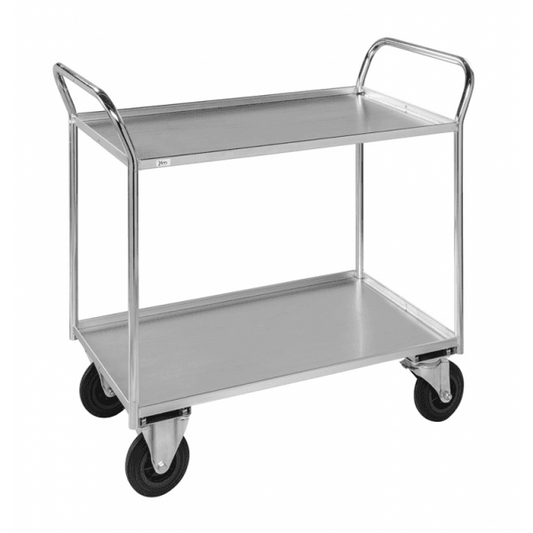 Etagenwagen mit 2 Böden bis 400kg belastbar verzinkt - Palo24