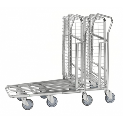 Einkaufswagen Lagerwagen mit Gitterkorb - Palo24