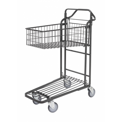 Einkaufswagen Ergonomischer Griff 2 Böden - Palo24