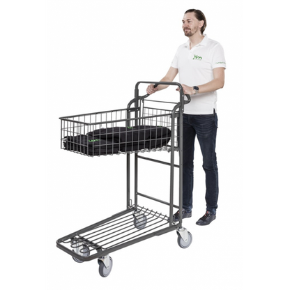 Einkaufswagen Ergonomischer Griff 2 Böden - Palo24