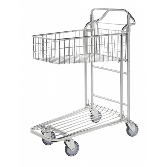 Einkaufswagen Ergonomischer Griff zwei Böden - Palo24