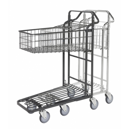 Einkaufswagen Ergonomischer Griff zwei Böden - Palo24