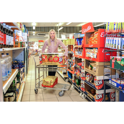 Einkaufswagen Lagerwagen mit Gitterkorb mit Bremse - Palo24