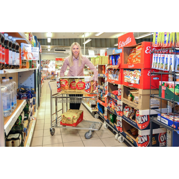 Einkaufswagen Lagerwagen mit Gitterkorb - Palo24