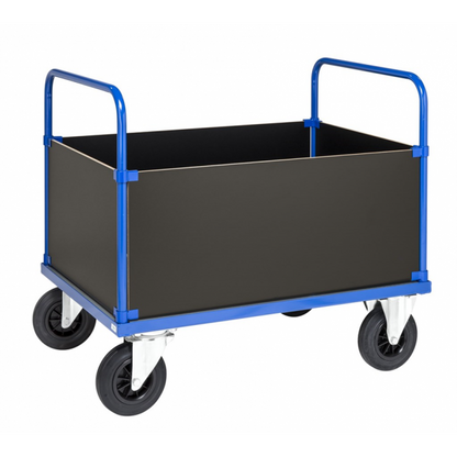 Wand-Plattformwagen Kofferwagen Tischwagen MDF Platte 2mm Stahlblech umwandelt Blau Industrie Schule Sport Aufbewahrung Transport Verschiedene Ausführungen - Palo24