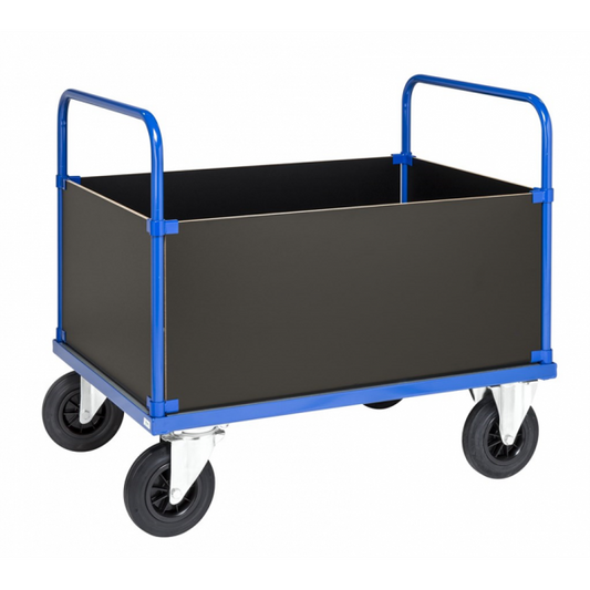 Wand-Plattformwagen Kofferwagen Tischwagen MDF Platte 2mm Stahlblech umwandelt Blau Industrie Schule Sport Aufbewahrung Transport Verschiedene Ausführungen - Palo24