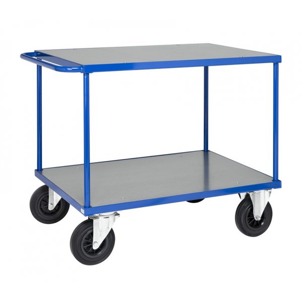 Wand-Plattformwagen Kofferwagen Tischwagen MDF Platte 2mm Stahlblech umwandelt Blau Industrie Schule Sport Aufbewahrung Transport Verschiedene Ausführungen - Palo24