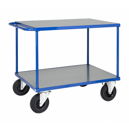 Wand-Plattformwagen Kofferwagen Tischwagen MDF Platte 2mm Stahlblech umwandelt Blau Industrie Schule Sport Aufbewahrung Transport Verschiedene Ausführungen - Palo24