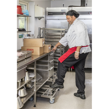 Edelstahl Plattformwagen mit höhenverstellbarem Griff, Klasse C2 Edelstahl 18/0 - Palo24