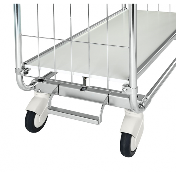 Kommissionierwagen 3 Böden Gr. L Gitter E-Commerce Serie 8000 Bremssystem - Palo24