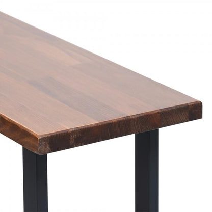 Table console Lejre en pin teinté