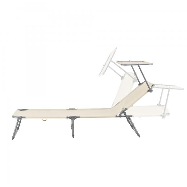 Sonnenliege Getaria 189x57x28cm Beige