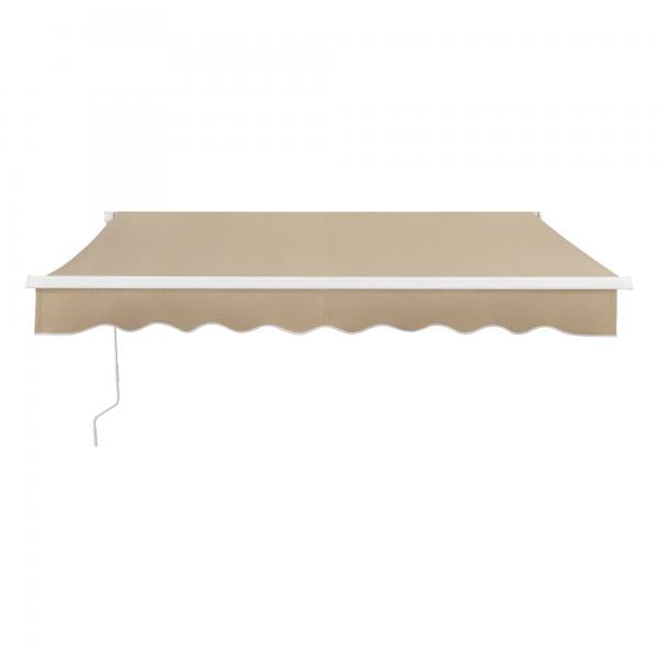 Tenda da sole a braccio articolato Bitonto 300x250cm con manovella Beige