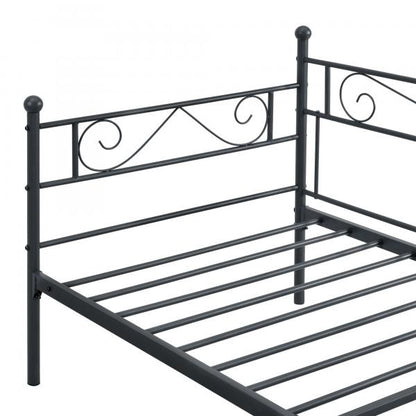 Metallbett Kerava 90x200 cm Schwarz