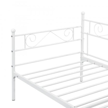 Letto in metallo Kerava 90x200 Bianco