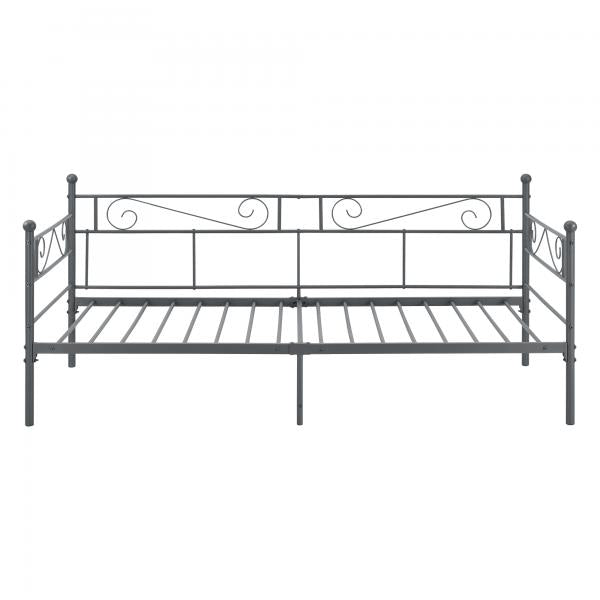 Metallbett Kerava 90x200 cm Dunkelgrau