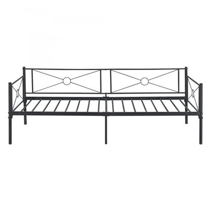 Metallbett Alvesta 90x200 cm Schwarz