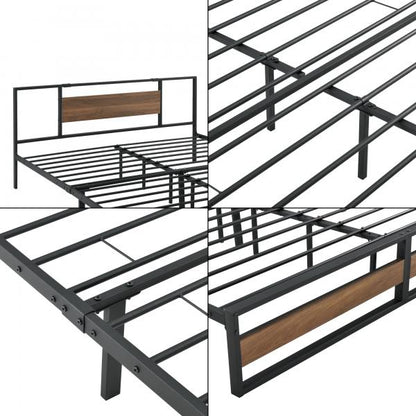 Metallbett Villach 180x200 cm Schwarz