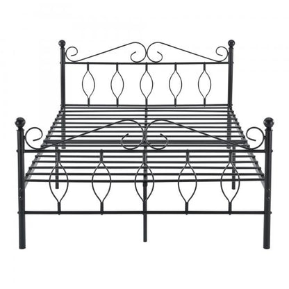 Metallbett Aploda 140x200 cm Schwarz