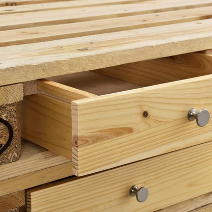 4x tiroirs pour meubles en palettes Euro, ensemble de bricolage en bois