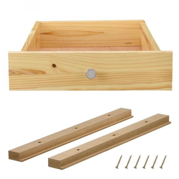 4x tiroirs pour meubles en palettes Euro, ensemble de bricolage en bois