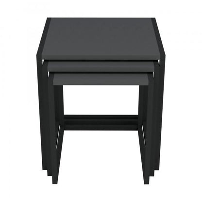 Set de 3 tables gigognes Sunnfjord anthracite