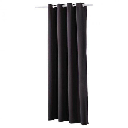 Vorhang mit Ösen in verschiedene Größen, (1 Stück) anthrazit - Palo24