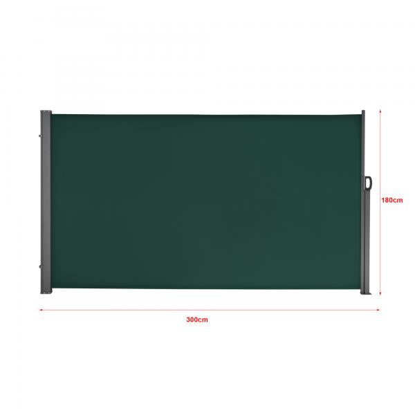 Tenda Laterale 180x300 cm Verde Scuro