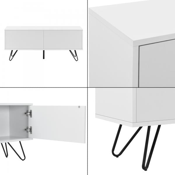 Sideboard Bollebygd 46,5x110x30cm Weiss