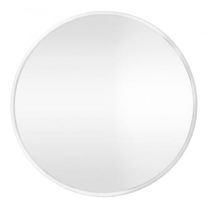 Miroir mural Ordona Ø50cm blanc, mat