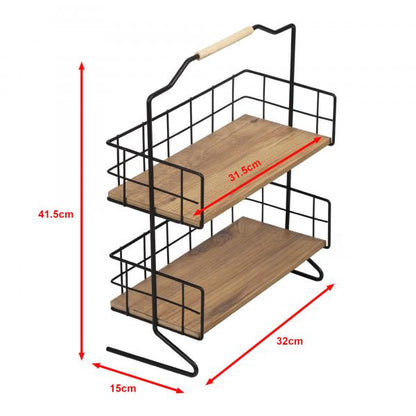 Etagère de table Sallingsund avec 2 étagères