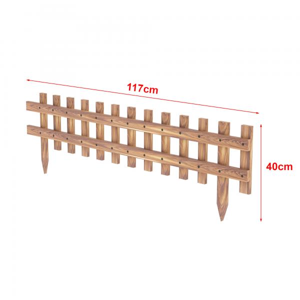 Gartenzaunset Züschen 117x40cm