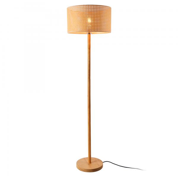 Lampadaire Rochdale E27 jaune marron