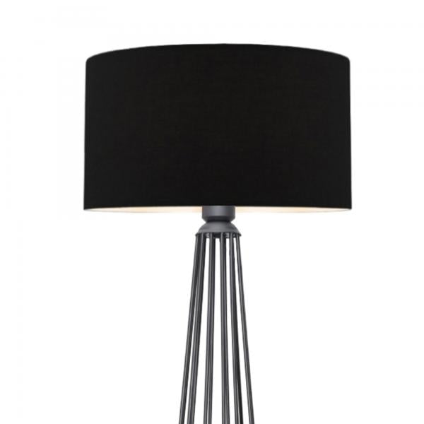 Lampadaire Neath anthracite / noir