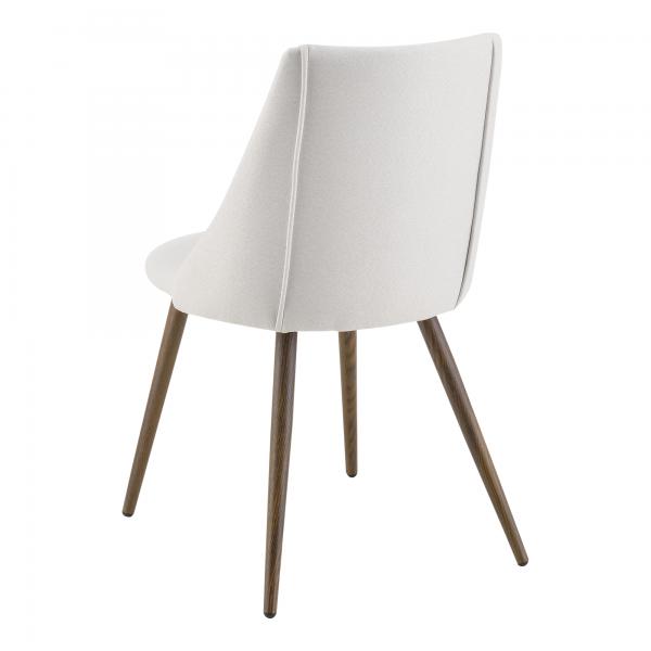 Suite de 2 chaises Danzig tapissées en bois beige