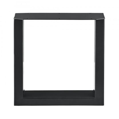 2x structure de banc 40x43cm acier noir