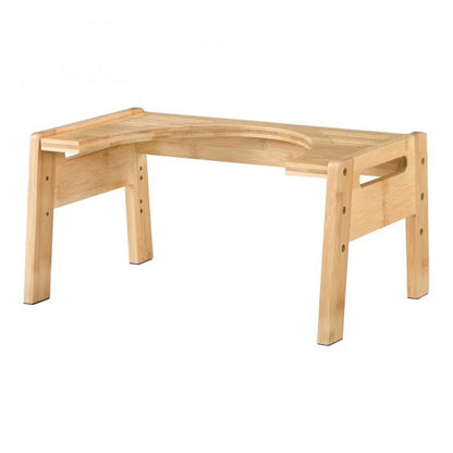 Tabouret de toilette Kalajoki aide-toilette bambou