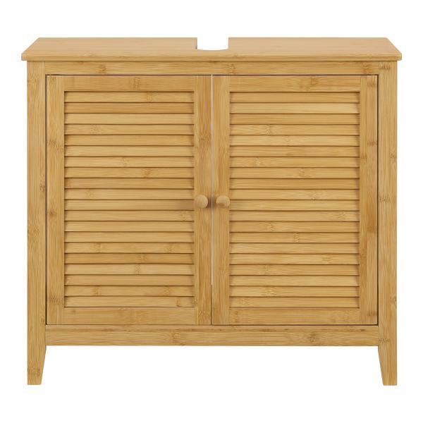 Bambus Waschbeckenunterschrank Värmdö 60x67x30cm