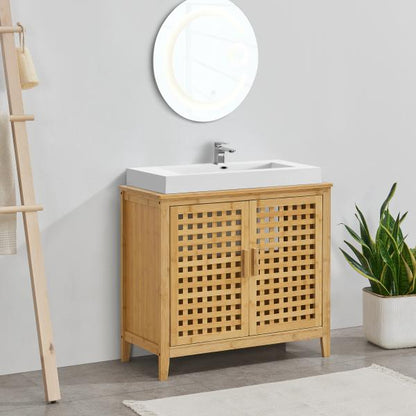 Mobile lavabo Ingmarsö Bamboo 60x67x30cm