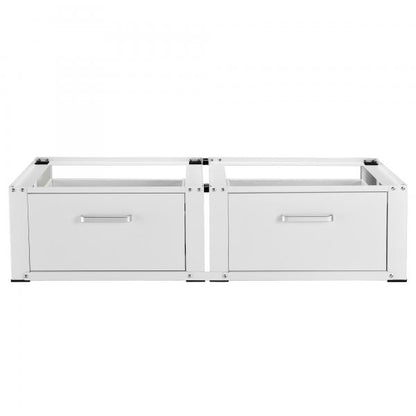 Socle lave-linge Heyen 2 compartiments avec 2 tiroirs 150 kg blanc