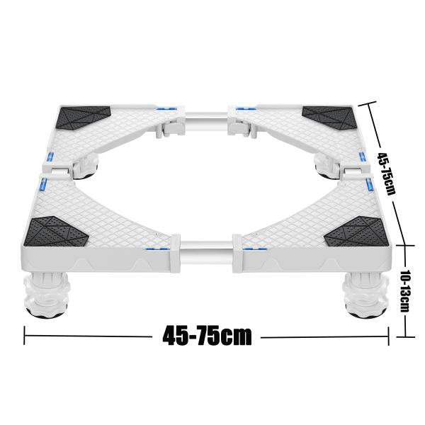 Châssis pour lave-linge Marklohe 4 pieds max.300 kg blanc