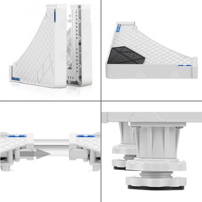 Châssis pour lave-linge Marklohe 4 pieds max.300 kg blanc