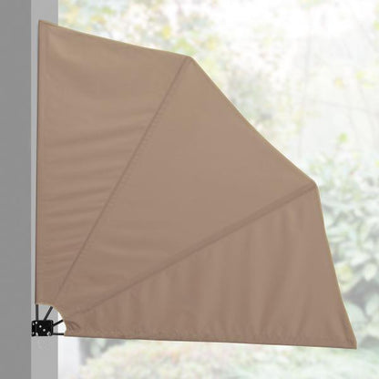 Parasol pliant mural Zele 160x160 cm beige