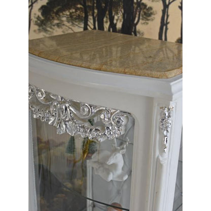 BAROCK VITRINE ANTIK VITRINENSCHRANK GLASVITRINE ROKOKO REGAL