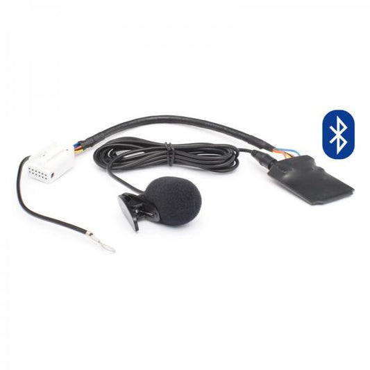 BlueMusic Bluetooth Audio Freisprecheinrichtung Audi 12pin + 4Haken