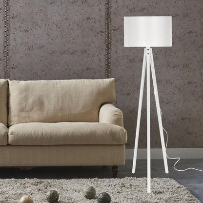 Lampadaire Rochester E27 blanc