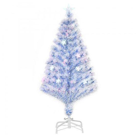 Künstlicher Weihnachtsbaum weiss blau 60 cm x 60 cm x 120 cm - Palo24