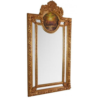 SPECCHIO ANTICO BAROCCO SPECCHIO ORO A TUTTA BELLEZZA 210CM SPECCHIO DA TOILETTE