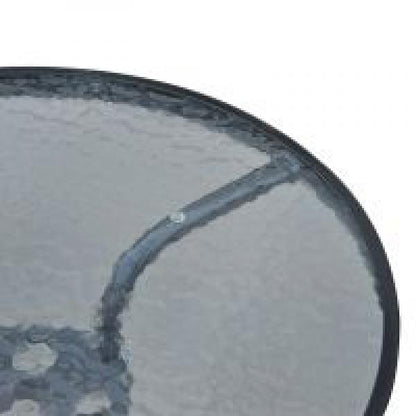 Outsunny® Gartentisch Glastisch Bistrotisch Balkontisch ?60x70cm - Palo24